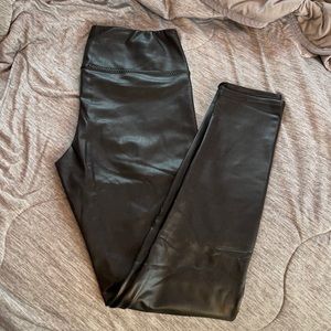 NWOT 7 FOR ALL MANKIND FAUX LEATHER LEGGINGS
